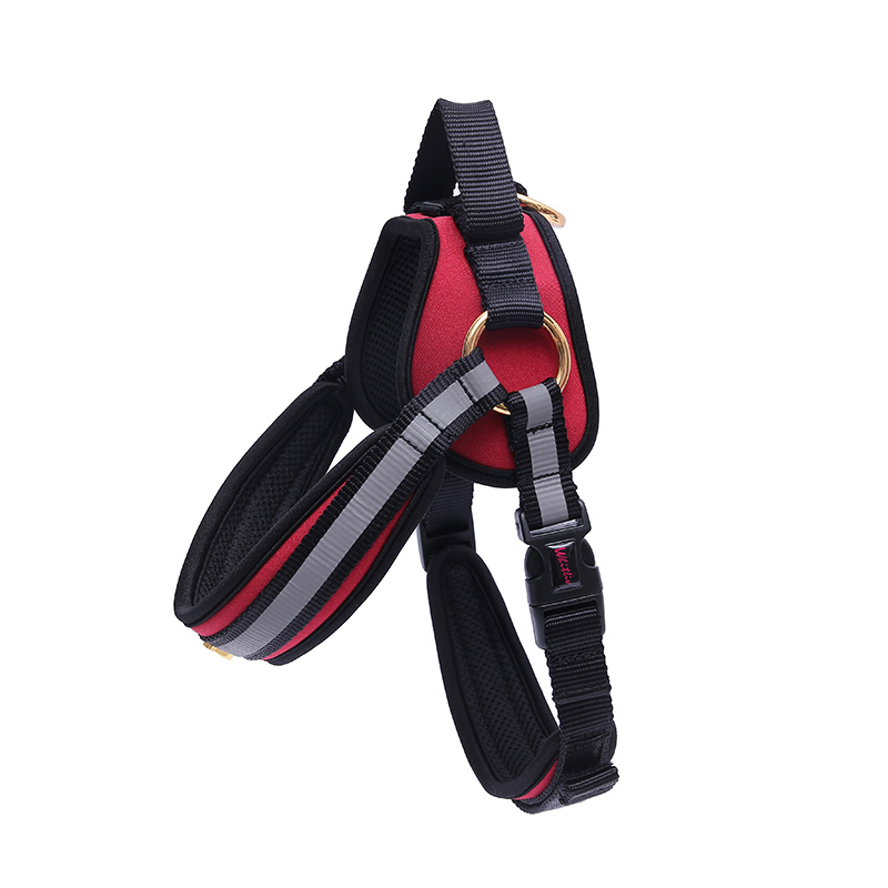 Factory direct sales of pet supplies: Dog running leash, pet chest and back anti-cushioning vest style chest and back Specification image