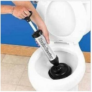 马桶吸、管道疏通器实物图