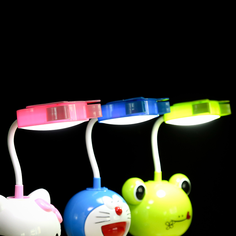 Cartoon KT Cat desk lamp, creative panda Frog LED folding eye-protecting night light, study desk lamp Specification image