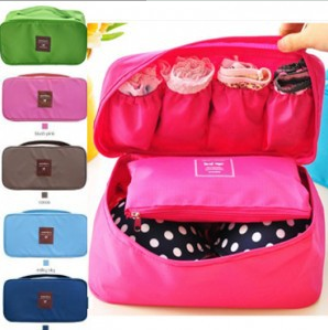 Travel Organizer bag Simple makeup bag Underwear Bra Organizer bag Portable toiletry bag thumbnail