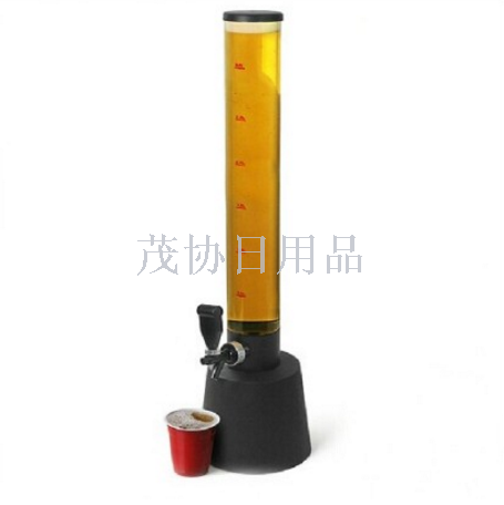 Acrylic without icicle 3L beer machine wine gun wine tower wine column measuring device for large shift