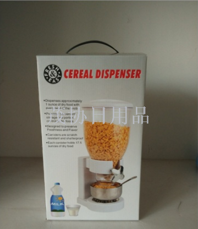 cereal dispemserPP透明单桶双桶麦片机细节图