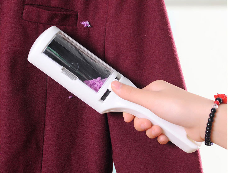 Laundry lint suction brush Electrostatic dry cleaning brush Dust removal sticky roller lint remover brush