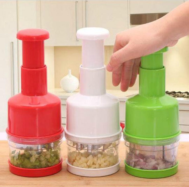 Stainless steel hand pressure vegetable cutter Pat knife Multi-functional kitchen ginger garlic shredder Onion shredder thumbnail