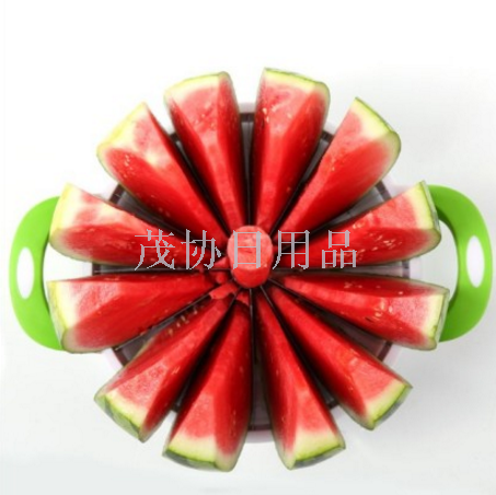 Watermelon cutter stainless steel fruit slicer large apple cantaloupe fruit cutter