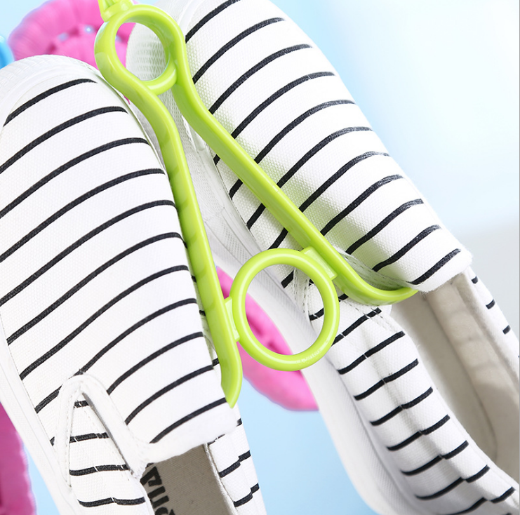 加厚晒鞋架阳台挂鞋架双钩户外晾鞋架晒鞋子晾袜子挂钩晾晒架细节图