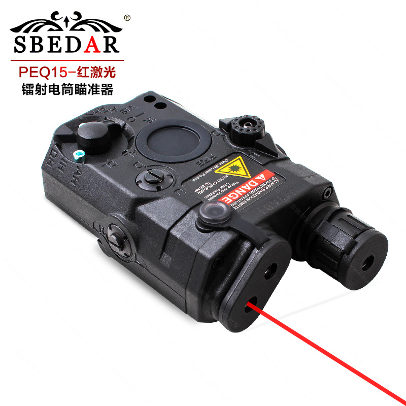PEQ red laser LED laser mira antorcha