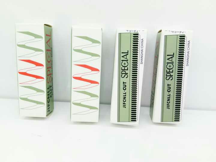 Professional eyebrow shaving blades, 10-piece eyebrow shaving blade set, ladies' eyebrow shaving makeup tools, special bag for makeup artists details Picture