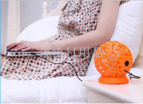 Spherical fan USB Mini fan Honeycomb fan Small Chandelier Children's fan Computer cooling fan