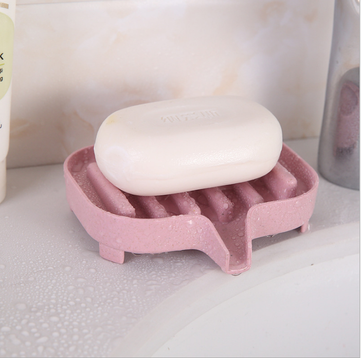 新款欧式小麦秸秆可沥水香皂盒 浴室皂盒 卫生间肥皂盒