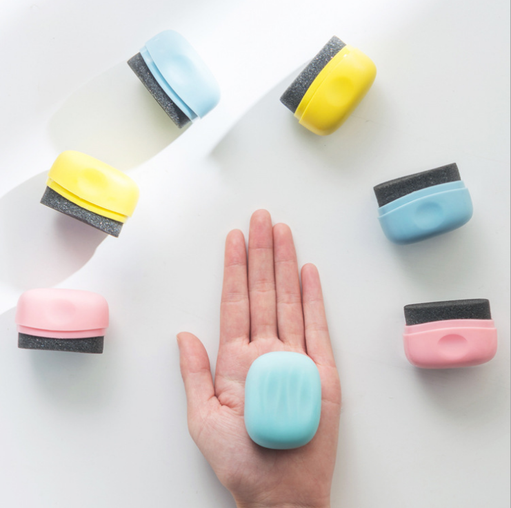 便携迷你带鞋油鞋擦 去污保养海绵清洁鞋蜡刷鞋神器产品图
