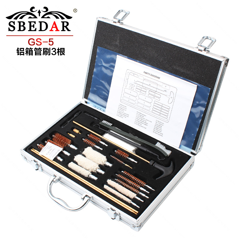 铝箱铜3根管刷清洁钢丝棉刷套装管刷