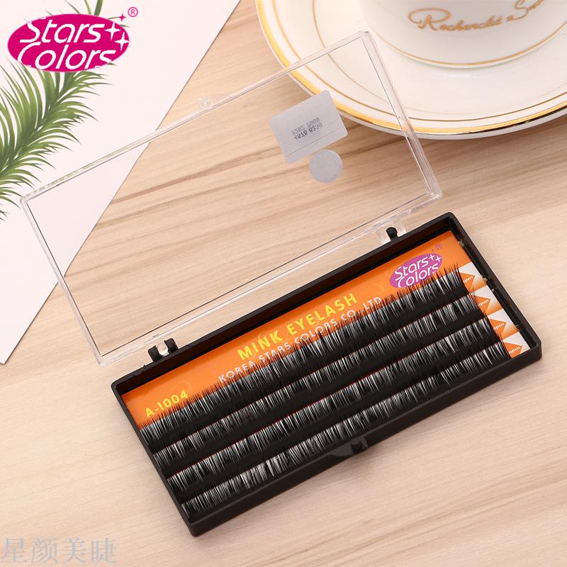 New Star Yan Mink Hair Planting Grafting Eyelashes Super Fine Super Soft Natural Thick Slender Long Spot Wholesale Specification drawing