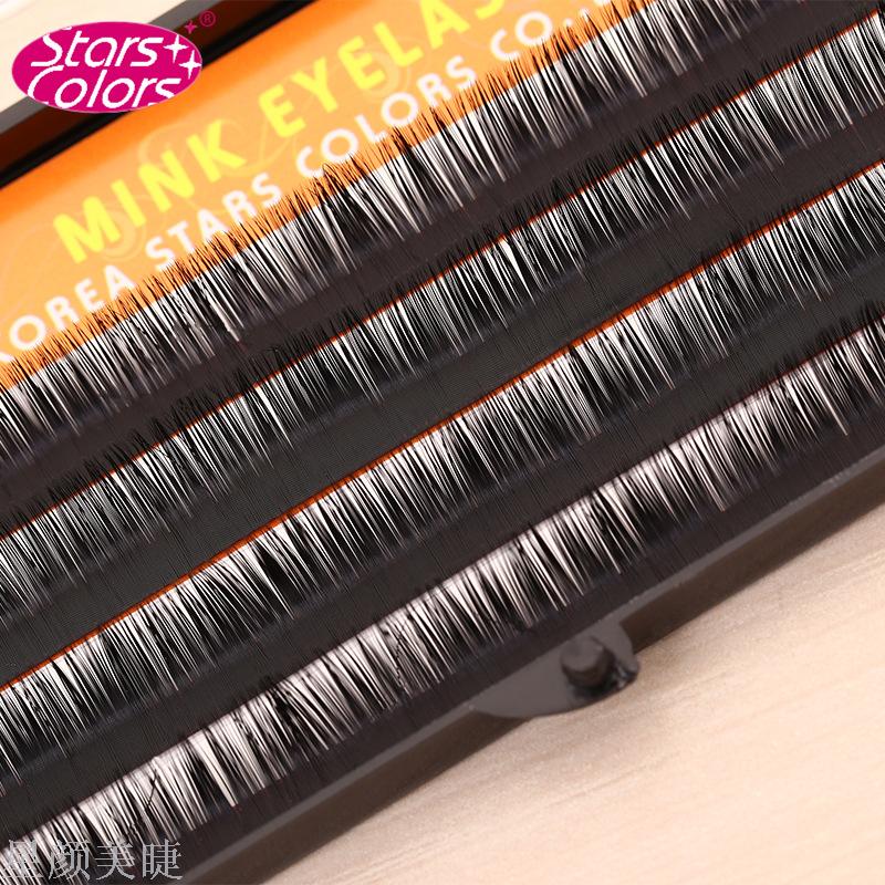 New Star Yan Mink Hair Planting Grafting Eyelashes Super Fine Super Soft Natural Thick Slender Long Spot Wholesale Application Scenario