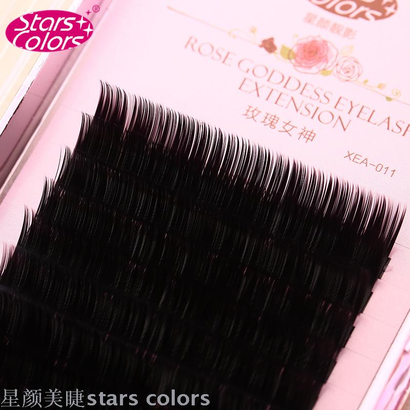 New Star Face Grafting Planting False Eyelashes Essence Silk Soft Eyelashes Thick Slender Long False Eyelashes Wholesale Spot Application Scenario