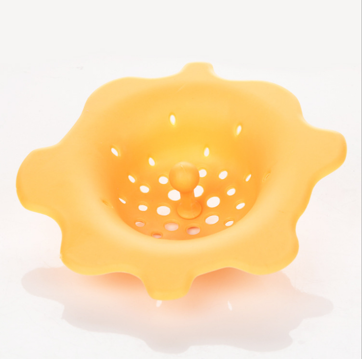 Japanese flower shape filter mesh sink sink silicone sink hair stopper mesh floor drain