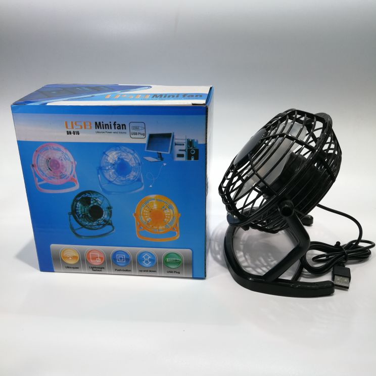 816塑料铁皮小风扇USB MINIFAN