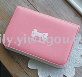 2 yuan store supply Korean lovely bow 12 - point card bag card booklet card holder TV TV shopping