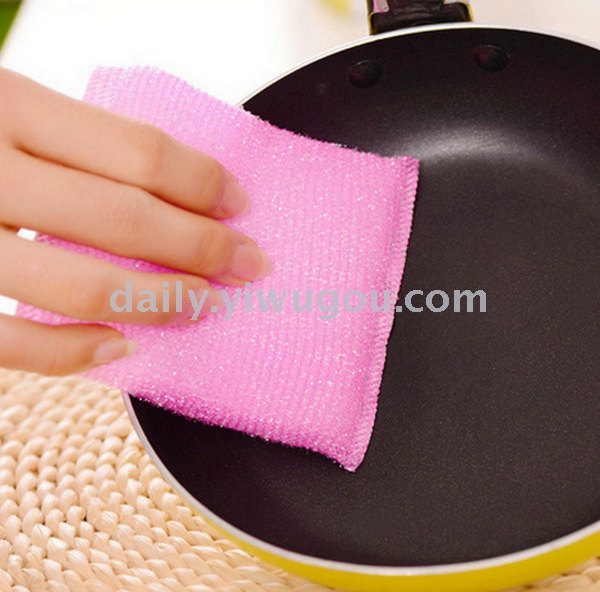Kitchen sponge cloth Dishwashing cloth Dishwashing brush Colored sponge wipe single piece kitchen gadgets