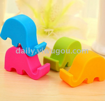 Special price elephant mobile phone holder/Mini multi-color Elephant mobile phone holder lazy man mobile phone holder novel special products