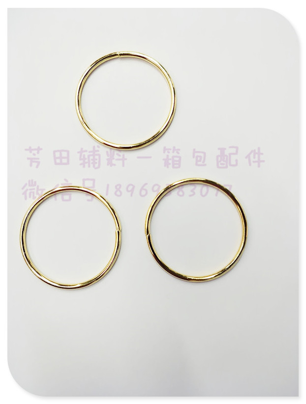 铁丝圆圈仿金色广东金色5公分内径产品图
