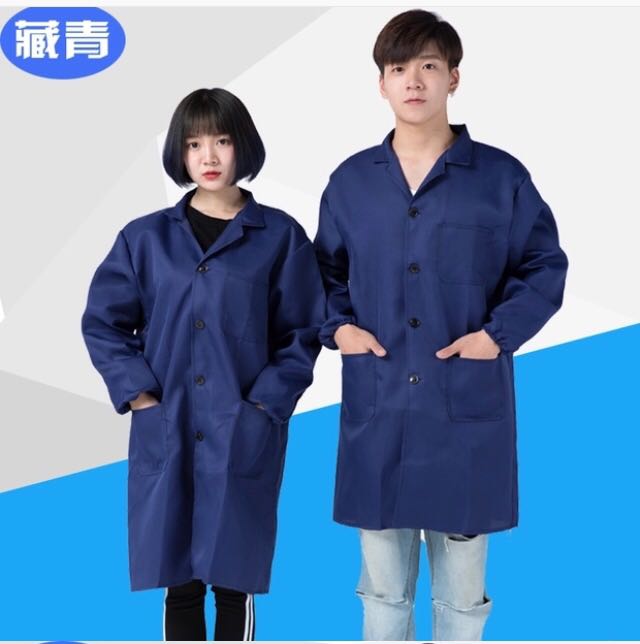 Blue gowns work clothes for men and women thumbnail