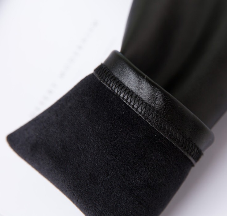 新款韩版加绒加厚打底裤PU皮裤女不裂皮小脚裤女裤子保暖产品图