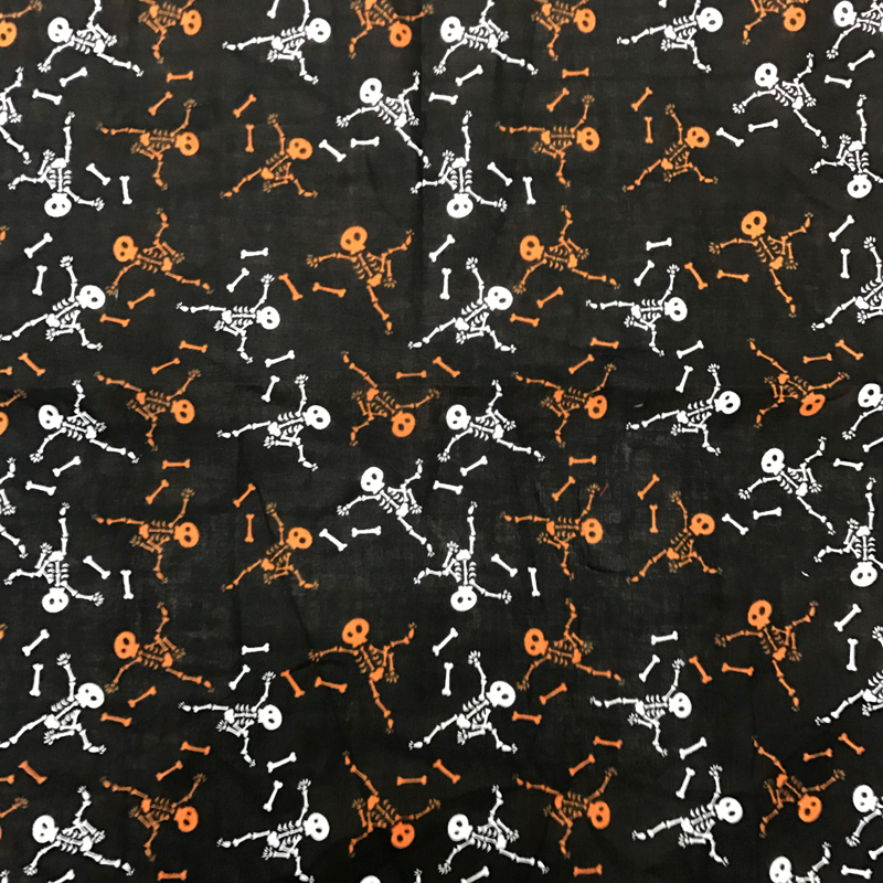 Cotton skull skeleton frame outdoor bandana handkerchief sports sweat absorption scarf square 55CM thumbnail