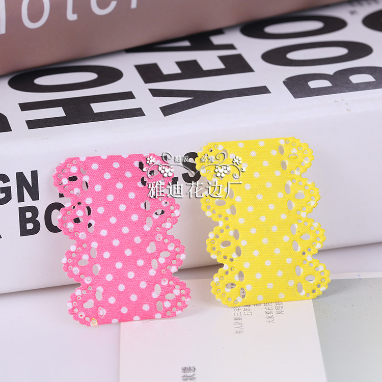 发饰发夹配件辅料 手工DIY方片波点材料手工装饰 厂家直销产品图