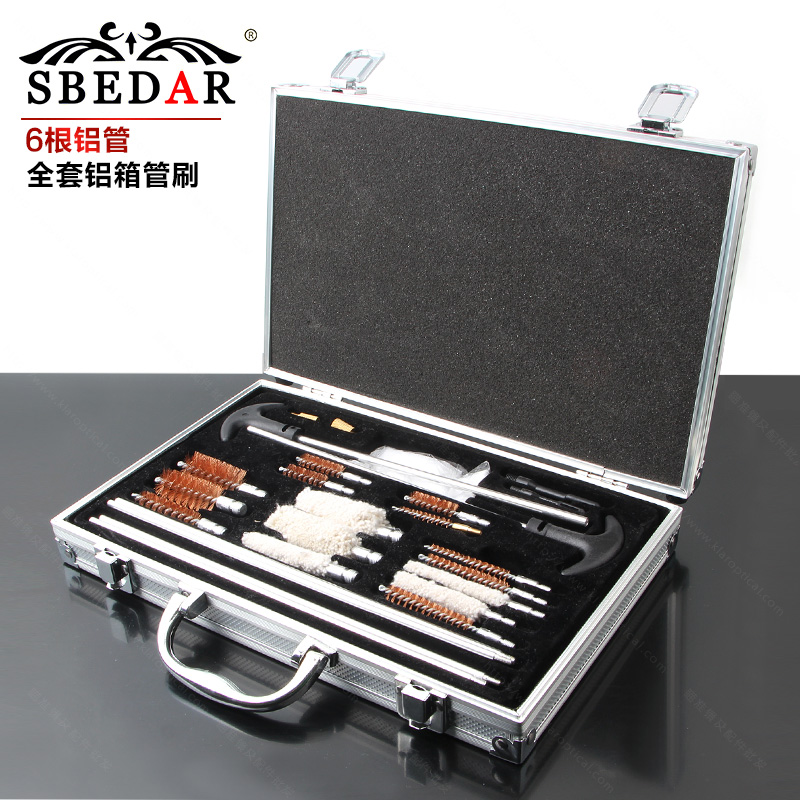 6根管钢丝刷棉刷铝箱铜管刷套装图