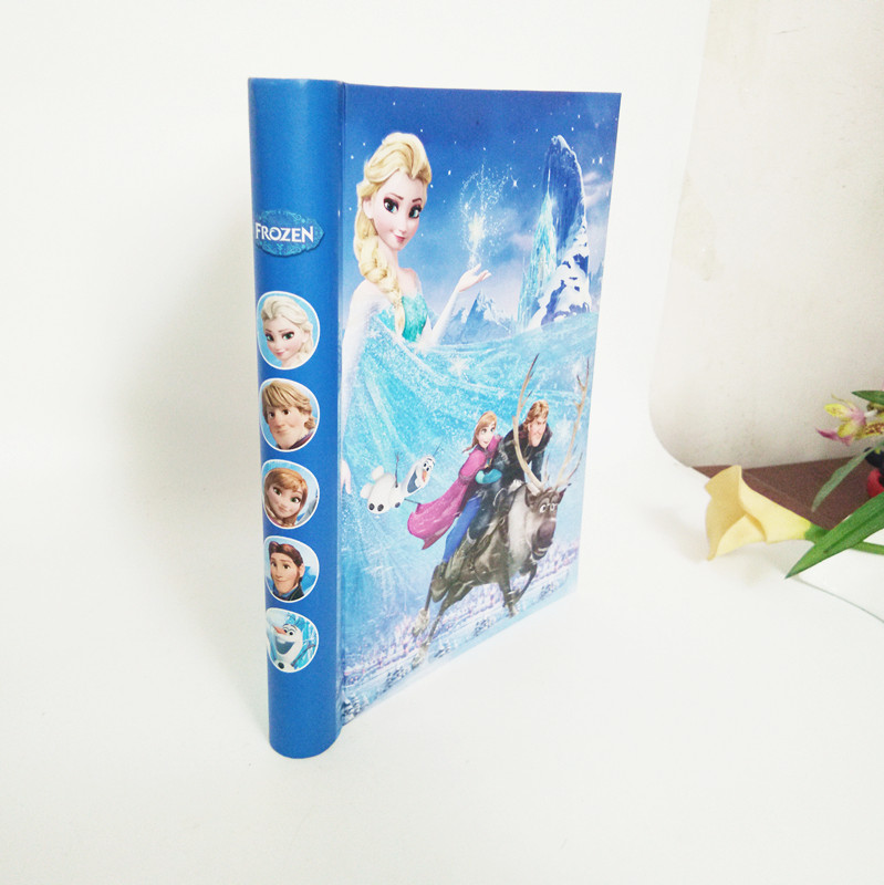 线圈式创意相册礼品冰雪系列粘胶式PP螺旋式相册20张40页