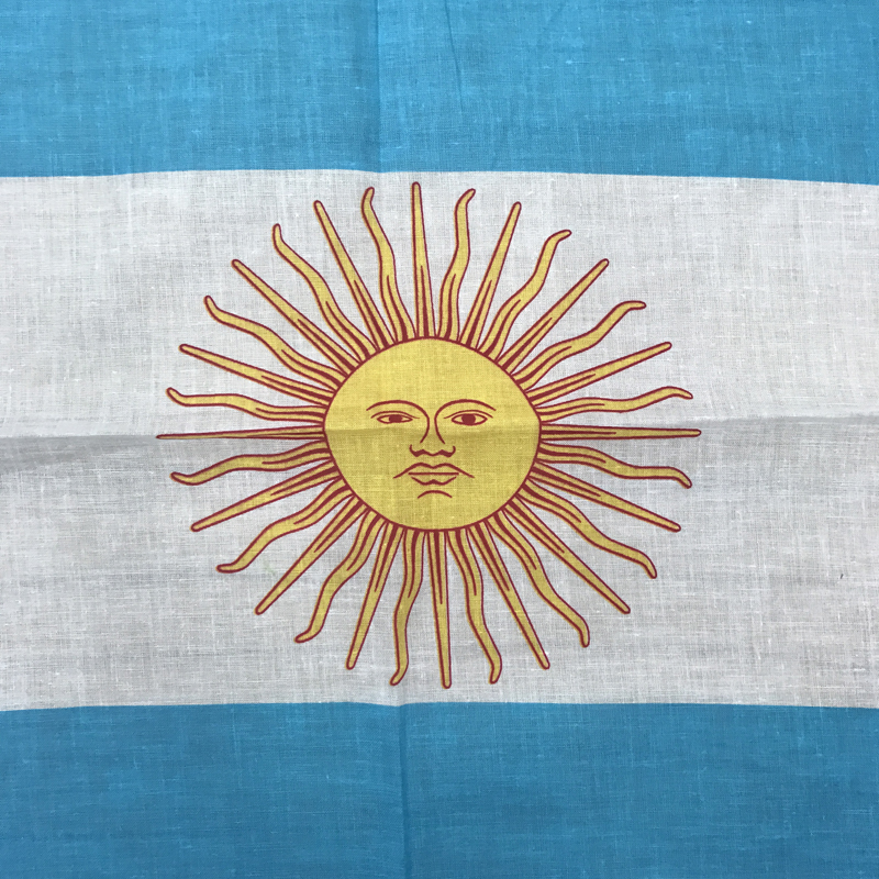 Cotton Argentina flag outdoor bandana handkerchief sports sweat absorption headscarf square 55CM thumbnail