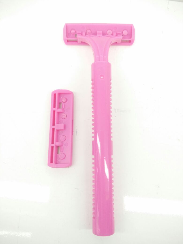 Yizhiren beauty and makeup Tools, fashionable T-shaped razor, women's body care shaving knife, single set Specification image