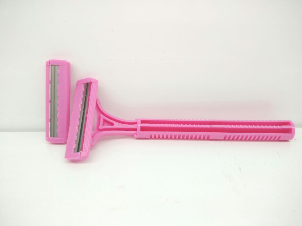 Yizhiren beauty and makeup Tools, fashionable T-shaped razor, women's body care shaving knife, single set details Picture