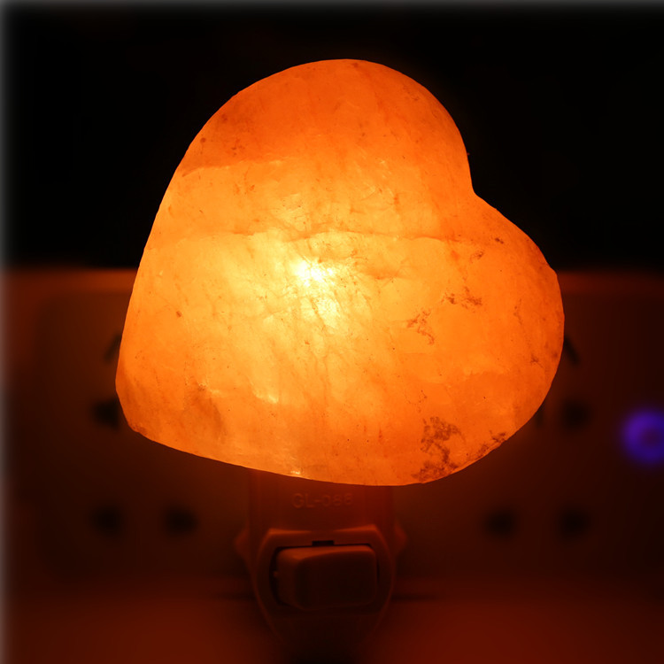 Himalayan crystal salt lamp small wall lamp anion lamp
