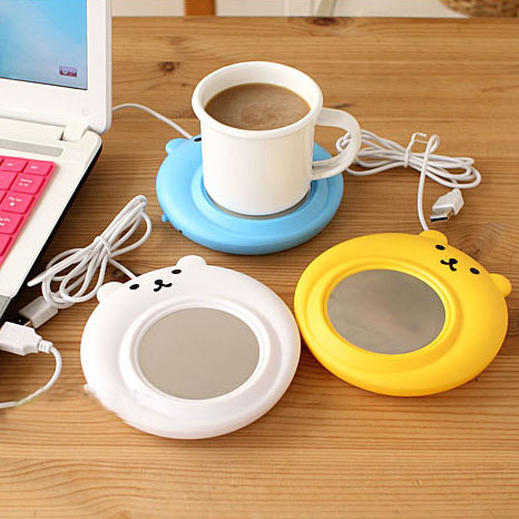 Little Bear USB Insulated dish, insulated base, Constant Temperature Box, Cup warmer, Electric coaster, Heating coaster, Insulated pad