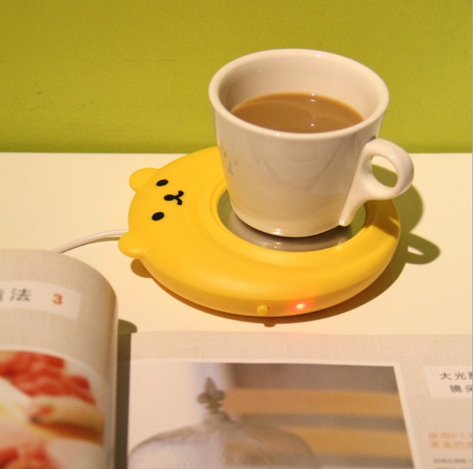 Little Bear USB Insulated dish, insulated base, Constant Temperature Box, Cup warmer, Electric coaster, Heating coaster, Insulated pad Application Scenario