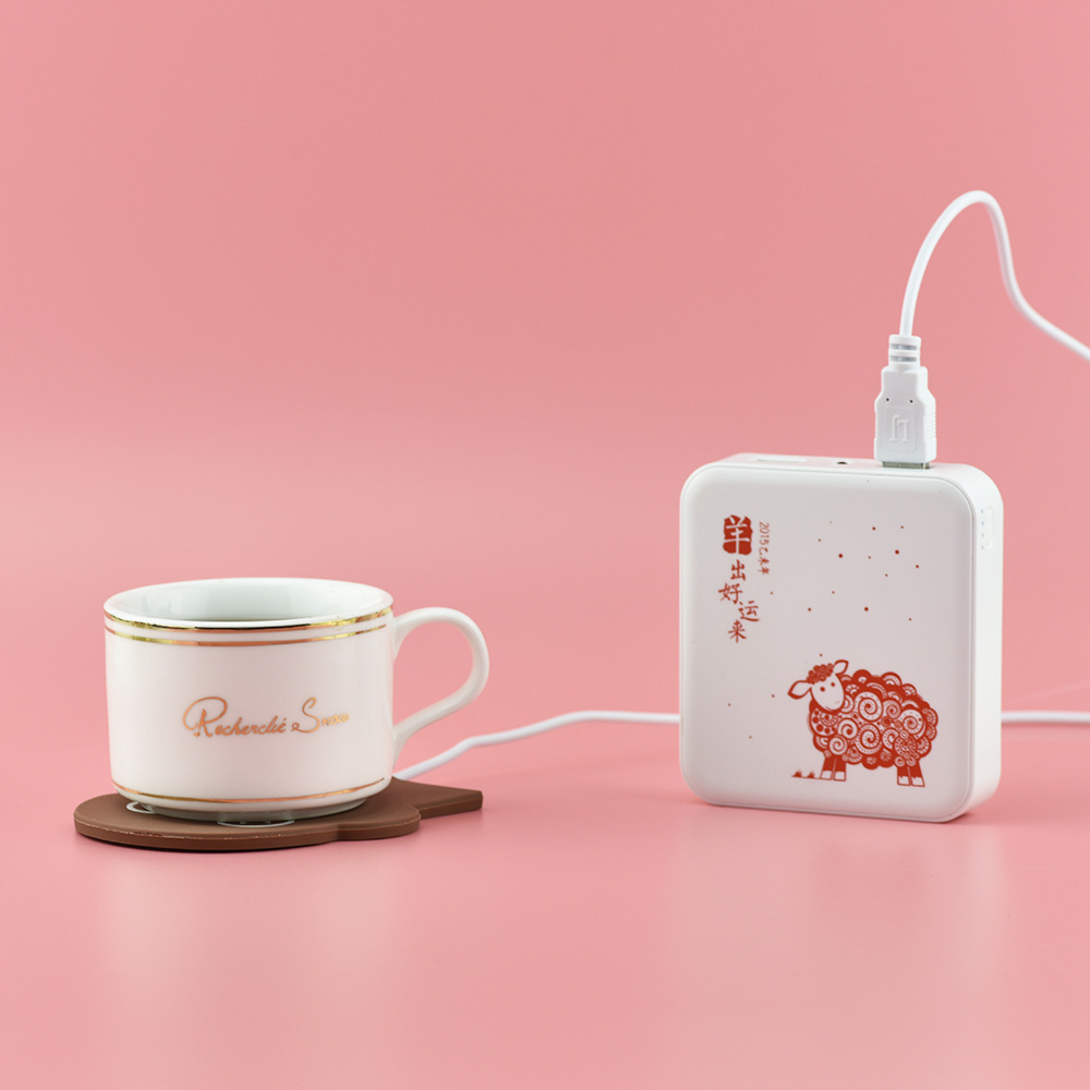 Creative home heating pad, USB constant temperature boyfriend, silicone insulated cup pad, cup warmer, insulated dish Specification image