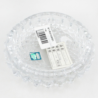 9.9元十元店货源 玻璃工艺商务礼品 青苹果G1008烟缸