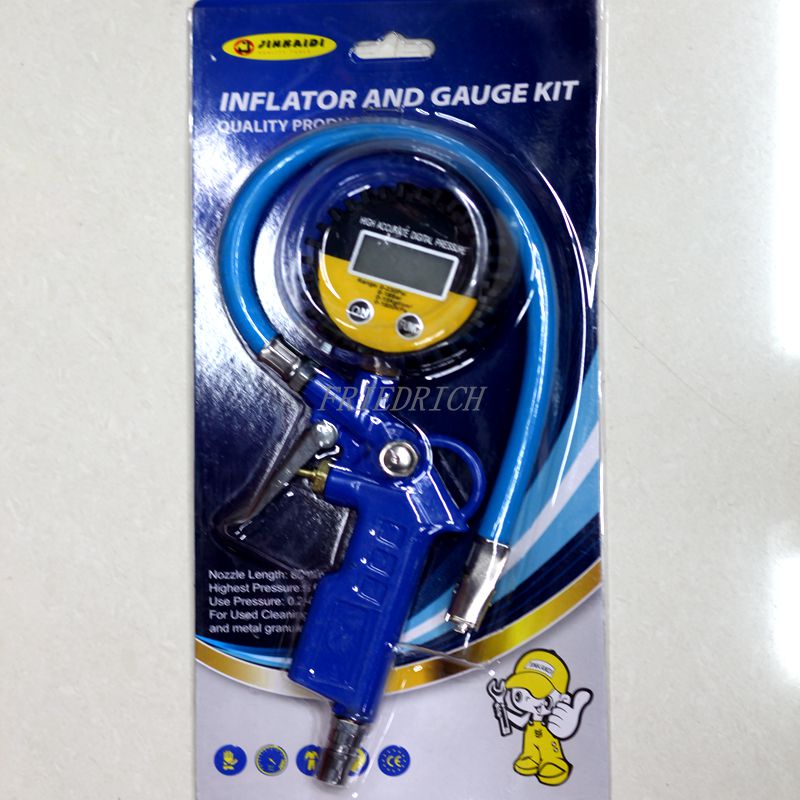 High-precision tire pressure gauge. Tire pressure gauge for automobiles. Tire pressure gauge. Measure tire pressure monitor air.