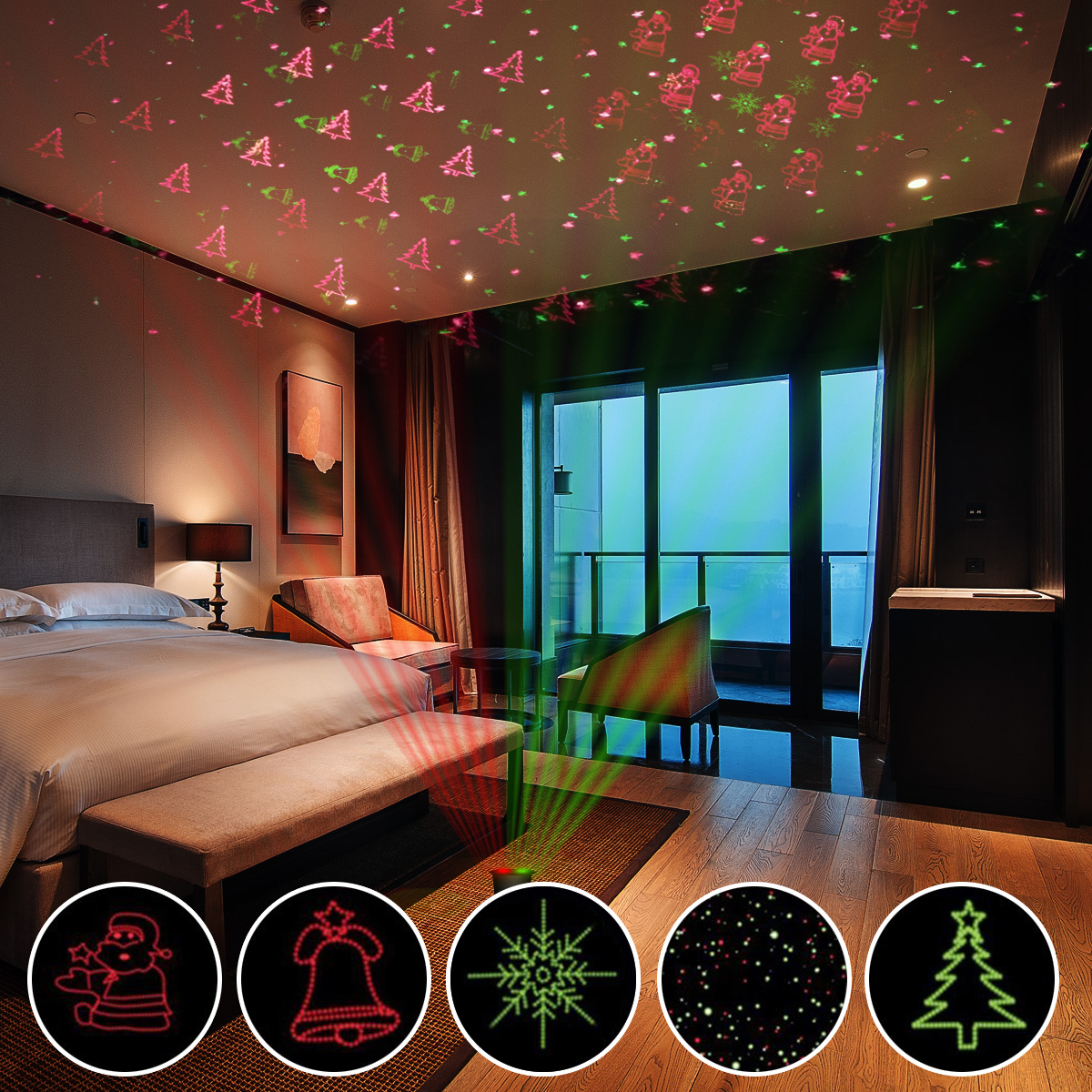 Cola bottle laser light strip pattern Specification image