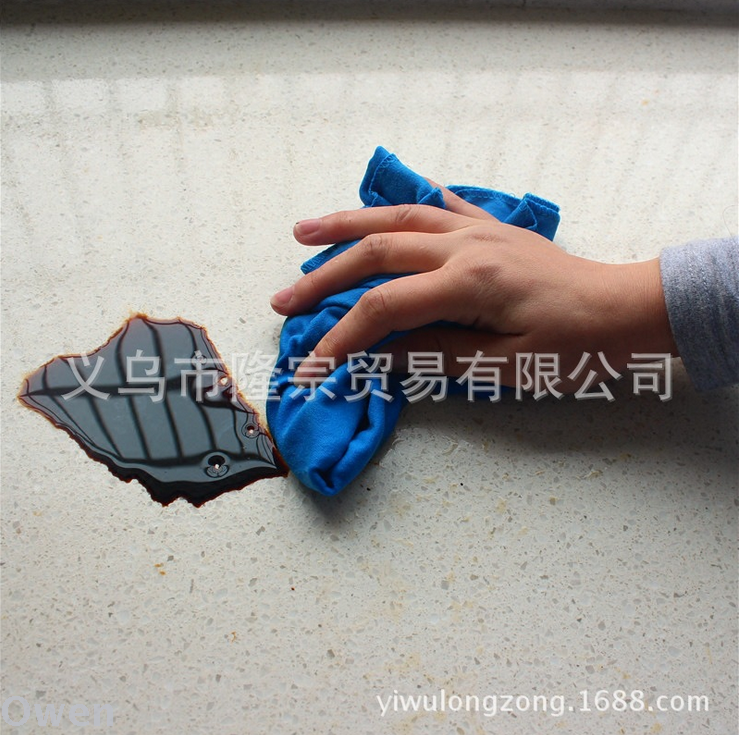 Car wash deerskin velvet cleaning cloth 40*60 absorbent non-hair wipe glass towel wipe car towel wood floor cloth details Picture