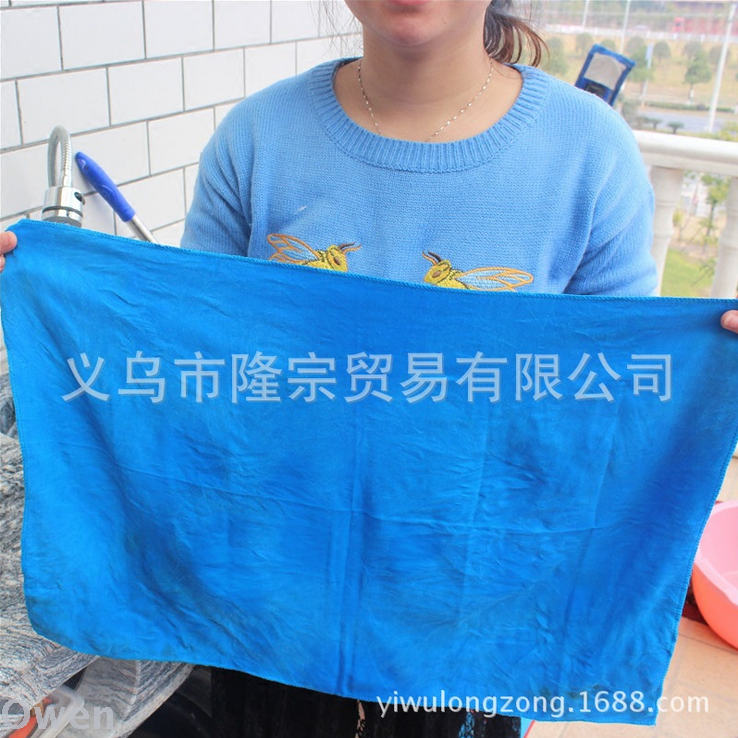 Car wash deerskin velvet cleaning cloth 40*60 absorbent non-hair wipe glass towel wipe car towel wood floor cloth Application Scenario