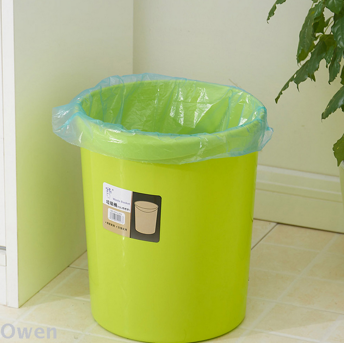 创意客厅厨房垃圾桶家用办公垃圾篓圆形厕所塑料垃圾桶批发产品图