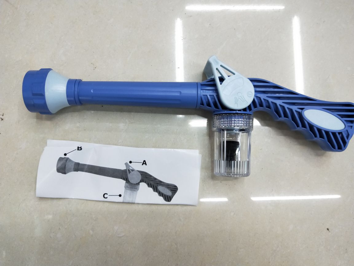 EZ jet water cannon8 Functional water gun for watering flowers and car washing spray gun Application Scenario
