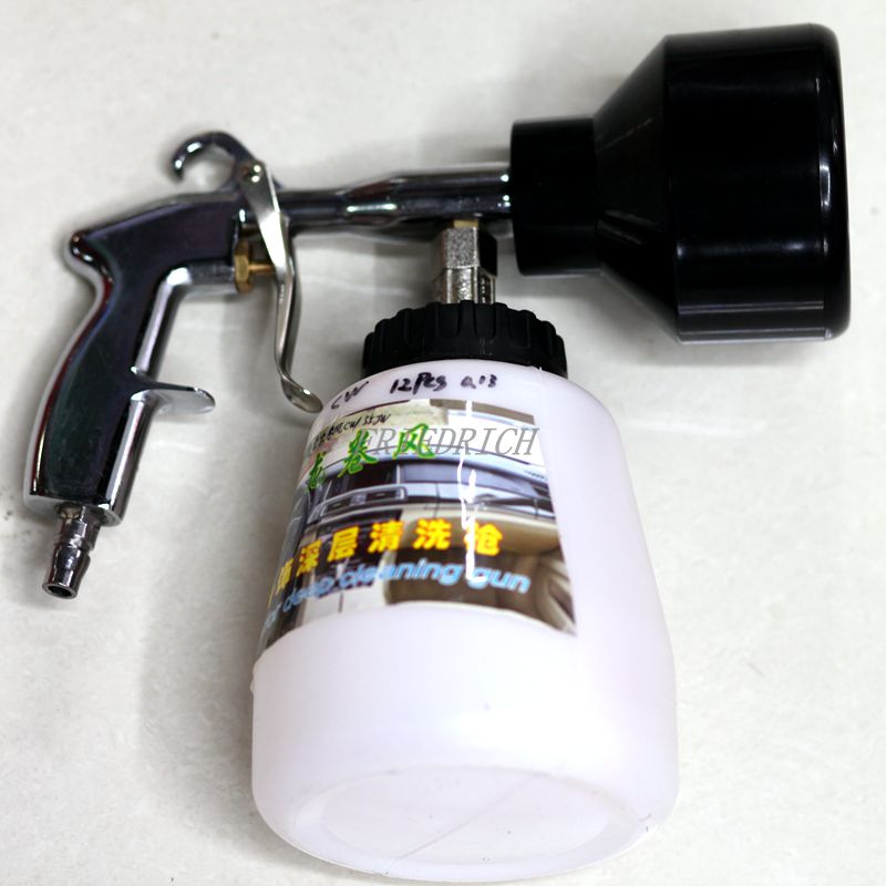 Car interior cleaning gun. Tire pressure gauge. Tire pressure monitor. The gas meter gun is inflated.