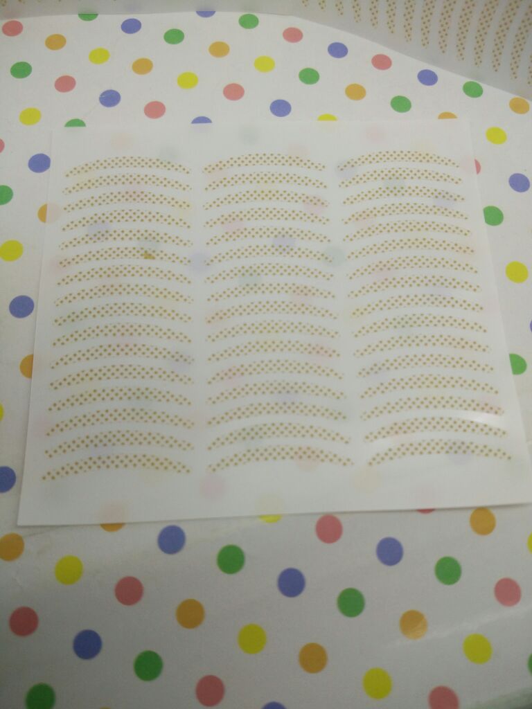 Cool and charming double eyelid stickers, breathable invisible beauty stickers, natural Specification image