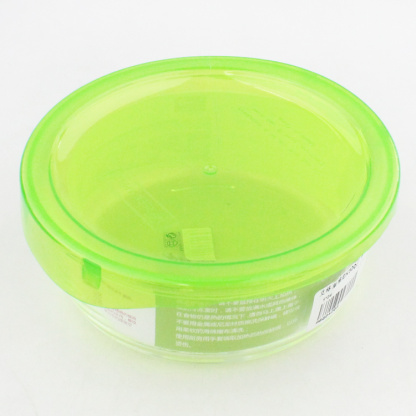 Simple tempered glass bowl gift food storage box, Eggleya EK3003 medium round food storage box Application Scenario