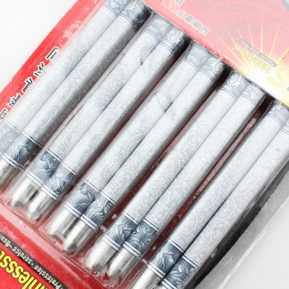 Ten Yuan Store Premium blue and white porcelain stainless steel Chopsticks Printed 10 pairs of steel chopsticks (small card) details Picture