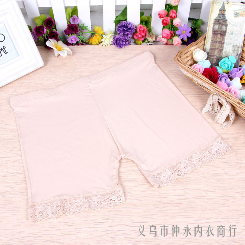 Hot Selling Bamboo Fiber Fashion Cotton Safety Pants Ladies Underwear Pants Corner Lace Manufacturers Fen Direct Sales Specification drawing